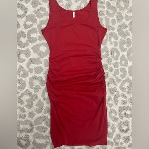 Sleeveless maternity dress